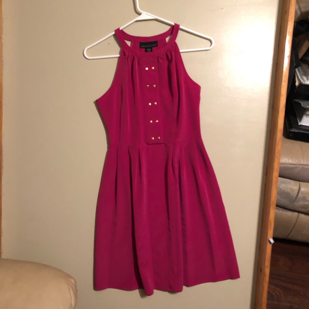 Hot pink dress